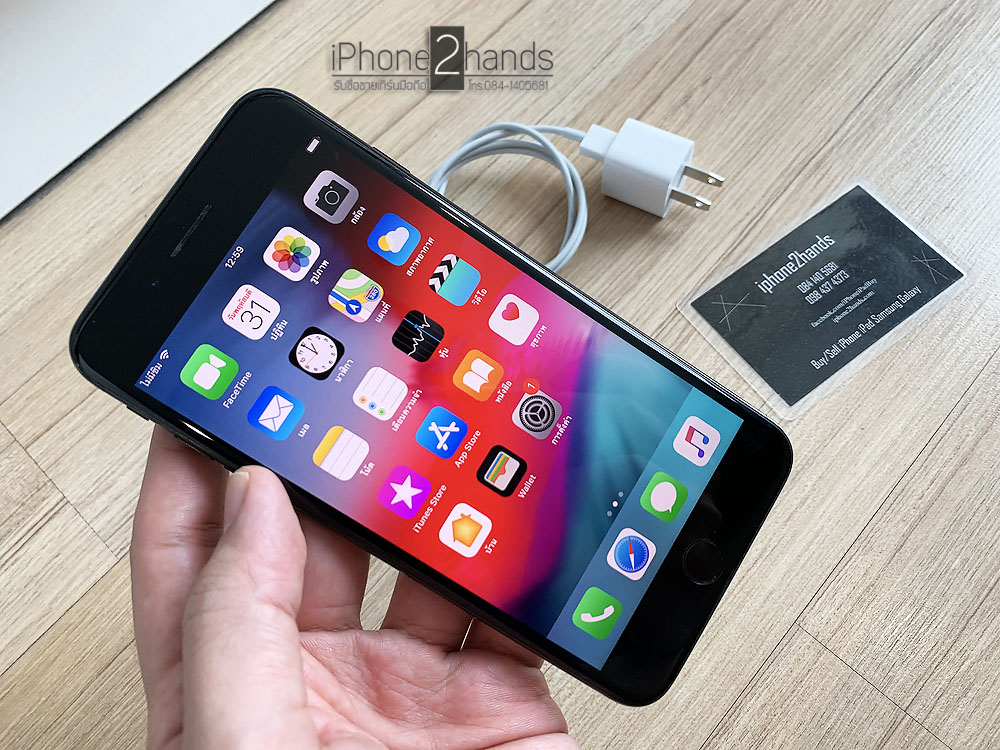 iPhone 7 Plus สีดำเงา 128gb ศูนย์ไทย มือสอง ราคาถูก | รับ ...