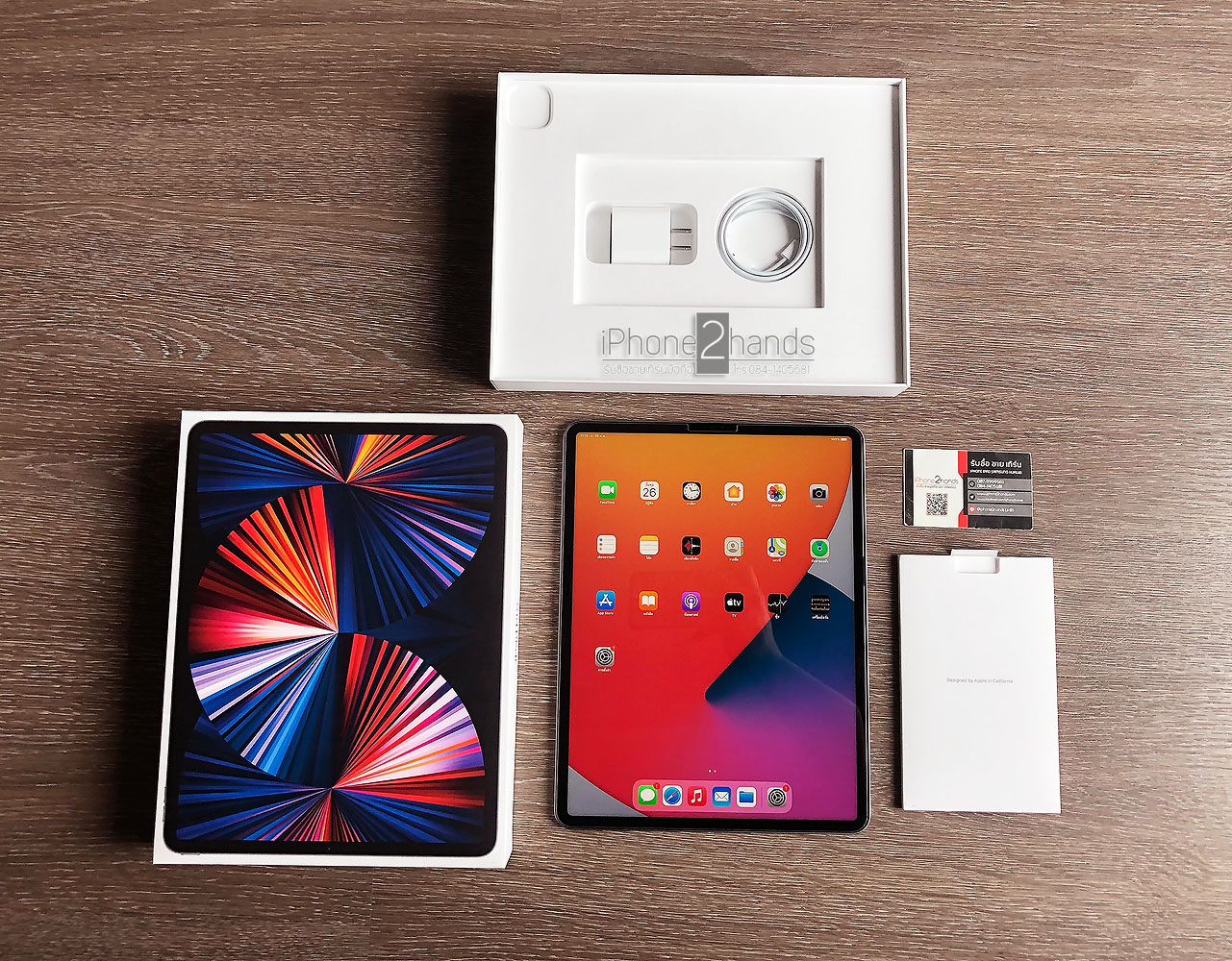 Ipad Pro 129 Gen 5 สีดำ 512gb Wifi ศูนย์ไทย อายุ 2 วัน ประกัน 21 พฤษภา 65 ปีหน้า ราคาถูก รับ 6645